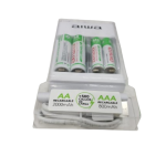 Cargador de Pilas AIWA BC-0807T AA-AAA Energía Inteligente y Portátil - Imagen 3
