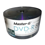 DVD-R MASTER-G 8X C/LOGO PLATINUM 4,7GB 50 UNIDADES - Imagen 2