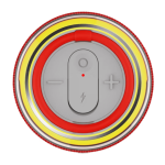 PARLANTE PORTABLE MASTER-G BLUETOOTH 5.4 LPX3 MGSPLASH ROJO - Imagen 3