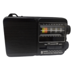 RADIO PORTATIL SOLAR TECNOLAB RADIOSAFE45 TL653BK NEGRO - Imagen 2