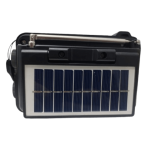 RADIO PORTATIL SOLAR TECNOLAB RADIOSAFE45 TL653BK NEGRO
