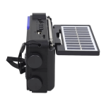 RADIO PORTATIL SOLAR TECNOLAB RADIOSAFE45 TL653BL AZUL - Imagen 3