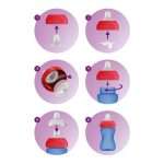 Vaso Avent Boquilla Blanda Antimordidas 300 Ml SCF802/02+9M Morado - Imagen 4