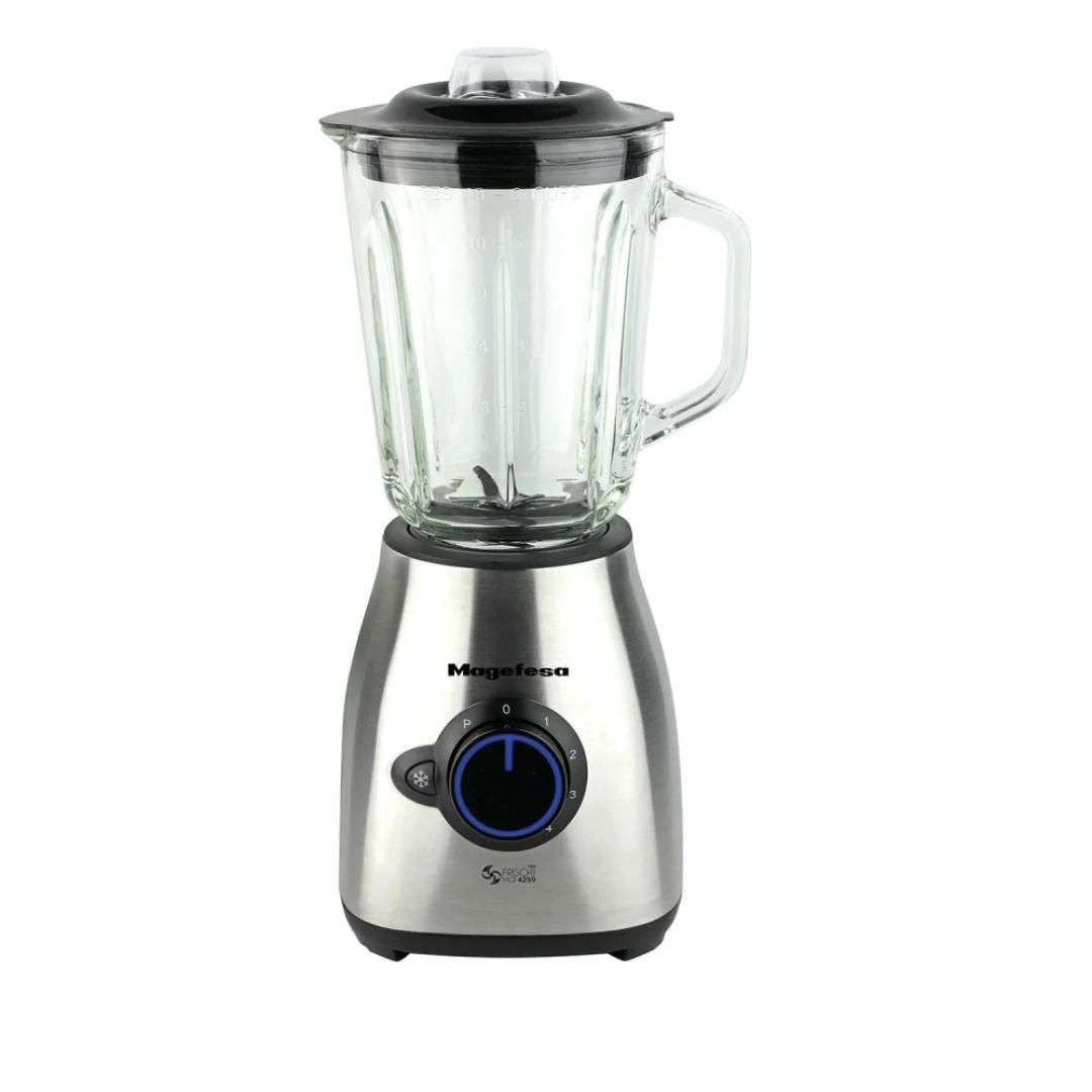 Licuadora Frish Max Magefesa 1000w Inox Jarra De Cristal 1.5l Mgf4259 - Gris