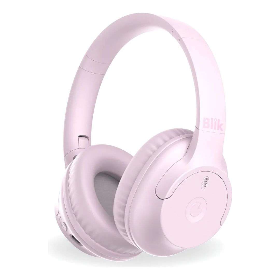 Audífonos Bluetooth Inalambricos Blik Soul250 Rosado 16 Hr