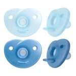Chupete Soothie 0-6m X2 azul celeste Avent Scf099/21 ConfortMed