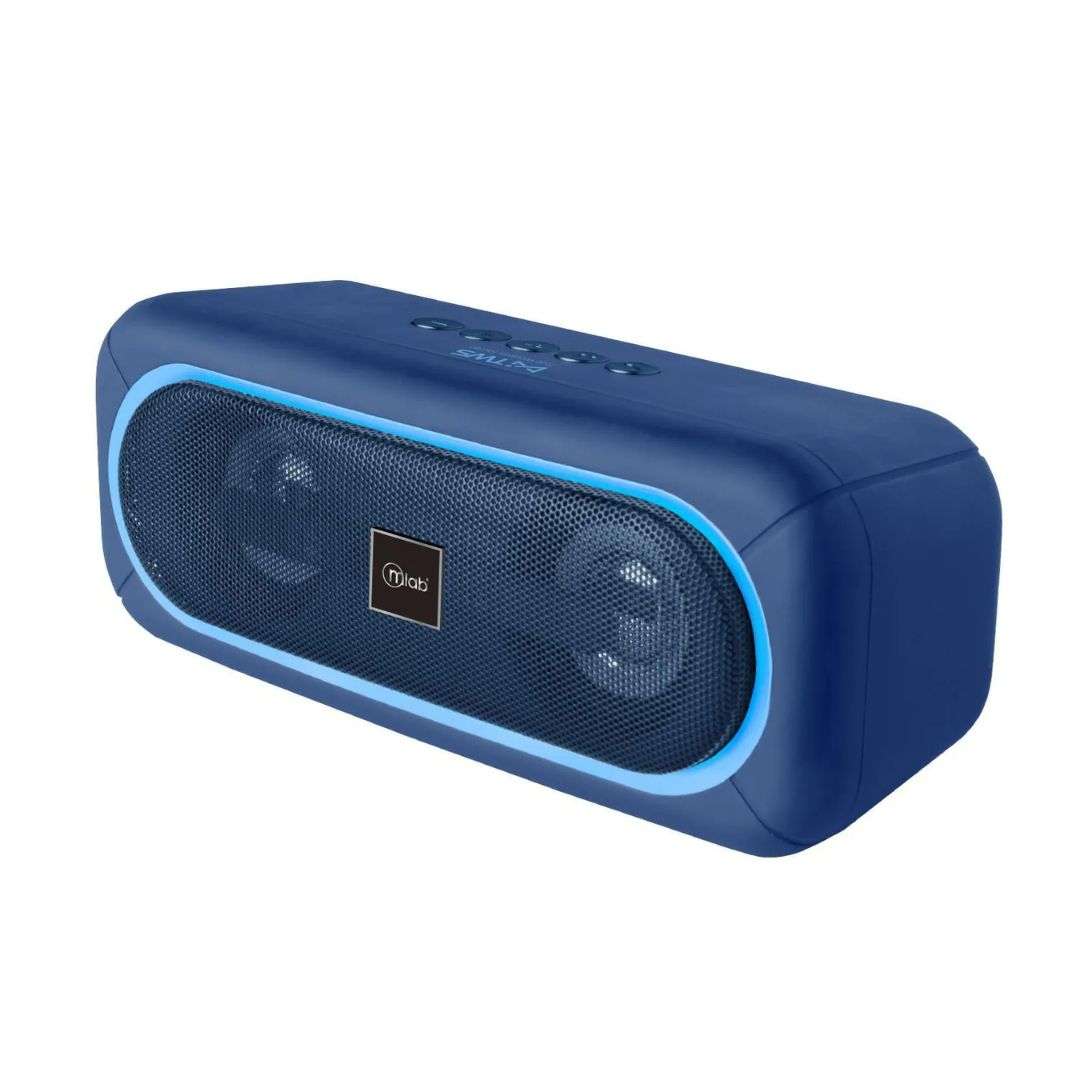 Parlante Mlab Extrem Bass 08909 Diseño Compacto y Sonido Envolvente Azul