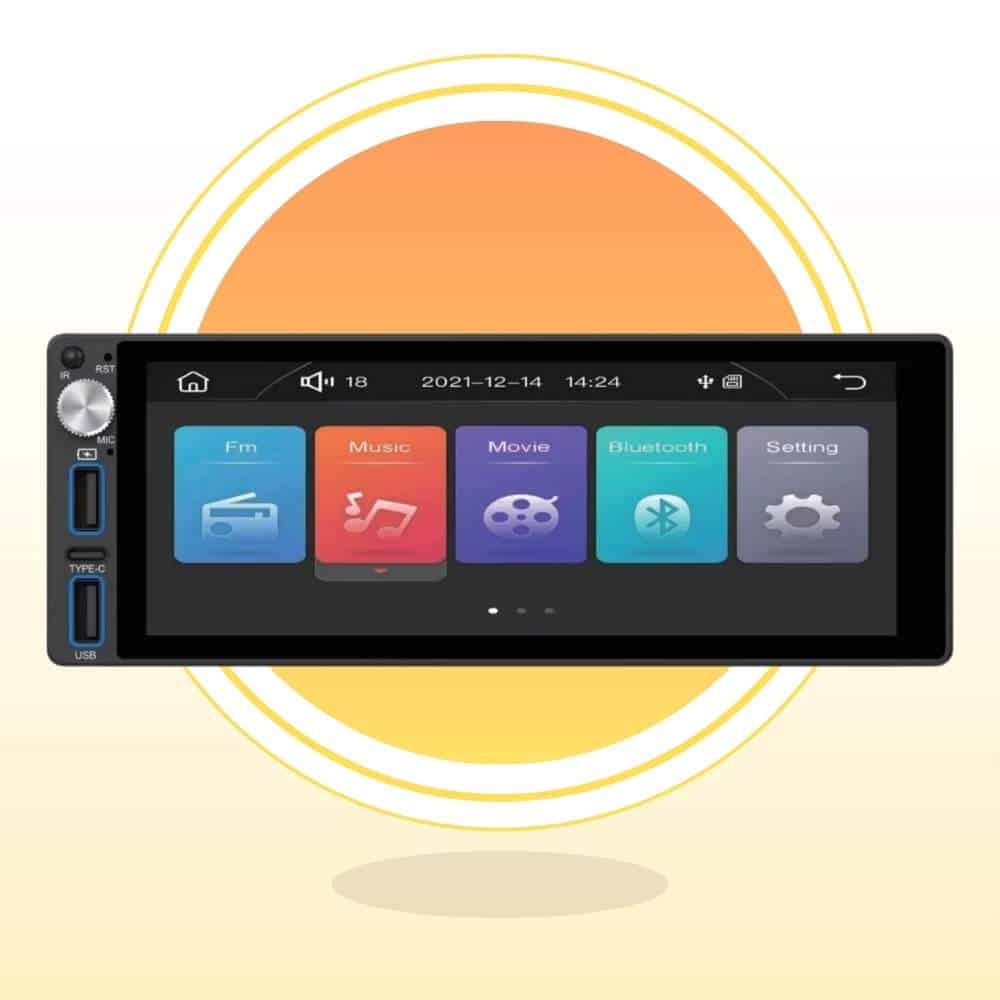 Radio Auto Android 1 Din Aiwa AW-A485BT