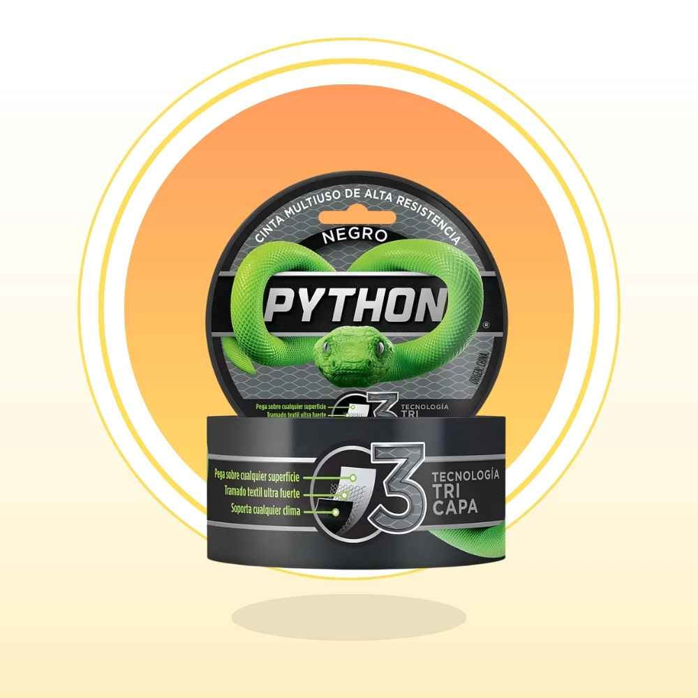 Cinta Adhesiva Multiuso Python Negra: La Guía Definitiva para una Reparación Imbatible y Profesional