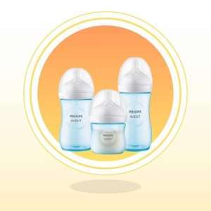 SET DE 3 BIBERONES AZUL AVENT SCD838