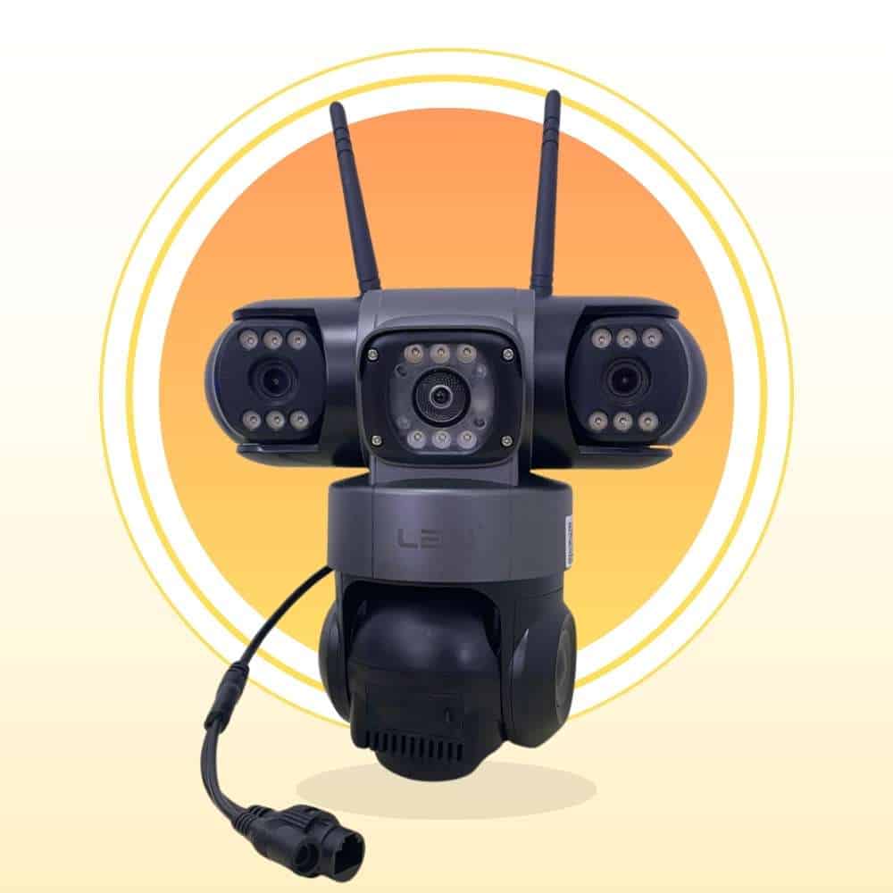 Cámara De Seguridad Inteligente Hd Lbn V380 Negra